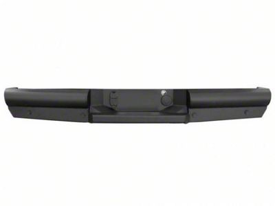 Fab Fours Black Steel Elite Ranch Rear Bumper; Matte Black (17-20 Titan)