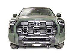 Fab Fours Hidden Winch Mount with Low Pre-Runner Guard; Bare Steel (22-25 Tundra)