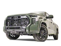 Fab Fours Hidden Winch Mount with Low Pre-Runner Guard; Matte Black (22-25 Tundra)