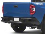 Fab Fours Premium Rear Bumper; Not-Drilled for Backup Sensors; Matte Black (14-21 Tundra)