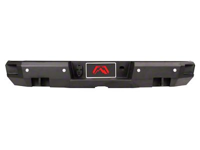 Fab Fours Premium Rear Bumper; Pre-Drilled for Backup Sensors; Matte Black (14-21 Tundra)