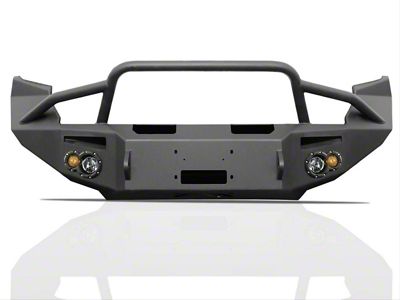 Fab Fours Premium Winch Front Bumper with Pre-Runner Guard; Bare Steel (07-13 Tundra)