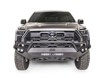 Fab Fours Vengeance Front Bumper with Pre-Runner Guard; Bare Steel (22-25 Tundra)