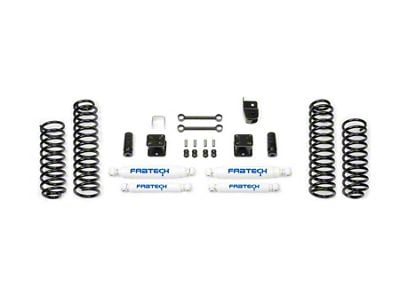 Fabtech 3-Inch Sport Lift Kit with Shocks (07-18 Jeep Wrangler JK 4-Door)