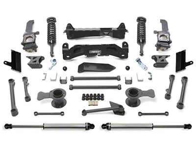 Fabtech 6-Inch Performance Suspension Lift Kit with Dirt Logic 2.5 Coil-Overs and Shocks (2015 4WD 4Runner w/ M14-1.5 Caliper Bolts & w/o KDSS System, Excluding TRD Pro; 16-24 4WD 4Runner w/o KDSS System, Excluding TRD Pro)