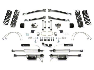 Fabtech 5-Inch Trail Long Travel Suspension Lift Kit with Shocks (07-18 Jeep Wrangler JK 2-Door)
