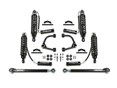 Fabtech 4-Inch Uniball Upper Control Arm Lift Kit with Dirt Logic 2.5 Reservoir Coil-Overs (21-25 Bronco 2-Door w/o Sasquatch Package)