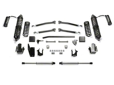 Fabtech 3-Inch Trail Suspension Lift Kit with Front Dirt Logic 2.5 Reservoir Coil-Overs and Rear Dirt Logic 2.25 Shocks (20-25 3.6L Jeep Gladiator JT, Excluding Mojave)