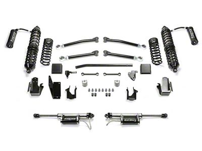 Fabtech 5-Inch Trail Suspension Lift Kit with Front Dirt Logic 2.5 Reservoir Coil-Overs and Rear Dirt Logic 2.25 Reservoir Shocks (20-25 3.0L EcoDiesel Jeep Gladiator JT)