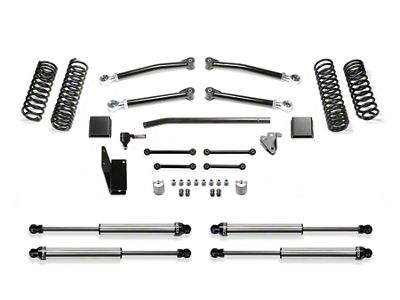Fabtech 5-Inch Trail Suspension Lift Kit with Dirt Logic 2.25 Shocks (20-25 3.6L Jeep Gladiator JT)