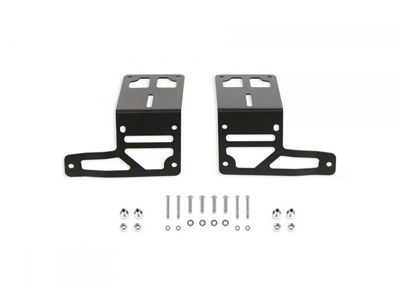 Fabtech Fixed Cowl Light Mounts (20-25 Jeep Gladiator JT, Excluding Mojave)