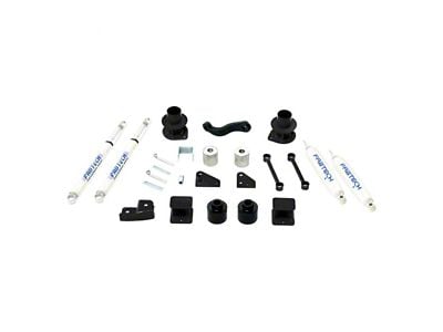 Fabtech 3-Inch Basic Suspension Lift Kit with Performance Shocks (07-18 Jeep Wrangler JK)