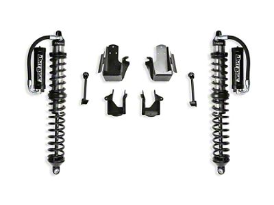 Fabtech 3-Inch Coil-Over Conversion Kit with Front Dirt Logic 2.5 Reservoir Coil-Overs (21-25 3.6L Jeep Wrangler JL 4-Door)