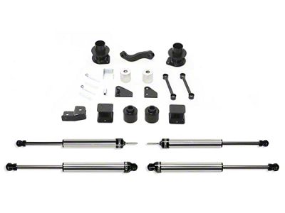 Fabtech 3-Inch Spacer Suspension Lift Kit with Dirt Logic 2.25 Shocks (07-18 Jeep Wrangler JK)