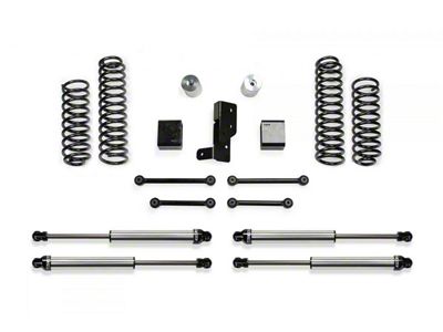Fabtech 3-Inch Sport Suspension Lift Kit with Dirt Logic 2.25 Shocks (20-25 3.0L EcoDiesel Jeep Wrangler JL; 21-25 Jeep Wrangler JL Rubicon 392)