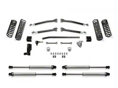 Fabtech 3-Inch Trail Suspension Lift Kit with Dirt Logic 2.25 Shocks (20-25 3.0L EcoDiesel Jeep Wrangler JL; 21-25 Jeep Wrangler JL Rubicon 392)