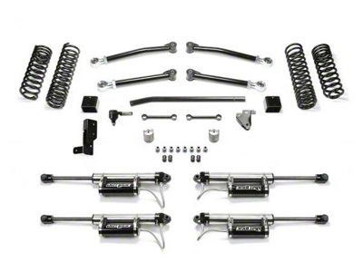 Fabtech 3-Inch Trail Suspension Lift Kit with Dirt Logic 2.25 Reservoir Shocks (21-25 Jeep Wrangler JL 4xe)