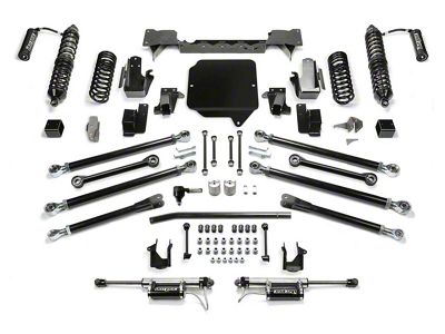 Fabtech 5-Inch Crawler Coil-Over Suspension Lift Kit with Dirt Logic Reservoir Shocks (18-25 3.6L Jeep Wrangler JL 4-Door)