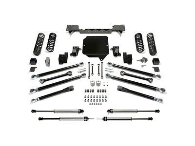 Fabtech 5-Inch Crawler Suspension Lift Kit with Dirt Logic 2.25 Shocks (18-25 3.6L Jeep Wrangler JL 4-Door)