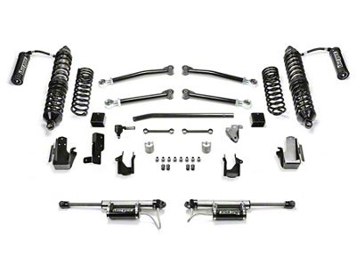 Fabtech 5-Inch Trail Suspension Lift Kit with Front Dirt Logic 2.5 Reservoir Coil-Overs and Rear Dirt Logic 2.25 Reservoir Shocks (18-20 2.0L or 3.6L Jeep Wrangler JL 4-Door)