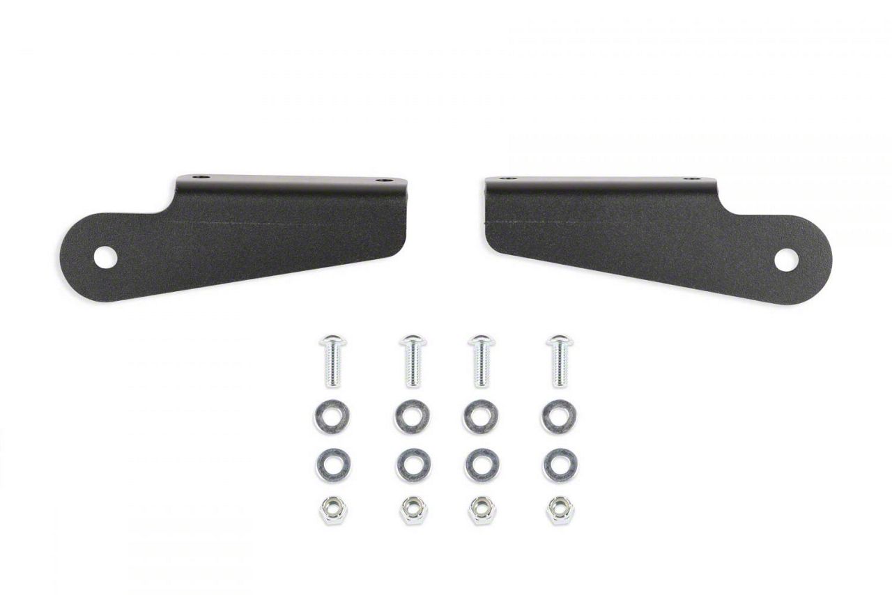 Fabtech Antenna Bracket for Adjustable Cowl Light Mounts (18-25 Jeep Wrangler JL, Excluding 4xe & Rubicon 392)