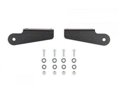 Fabtech Antenna Bracket for Adjustable Cowl Light Mounts (18-25 Jeep Wrangler JL, Excluding 4xe & Rubicon 392)