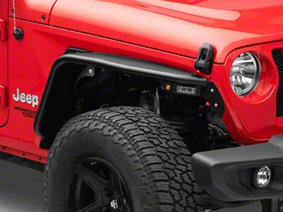 Fabtech Front Steel Tube Fenders (18-25 Jeep Wrangler JL)