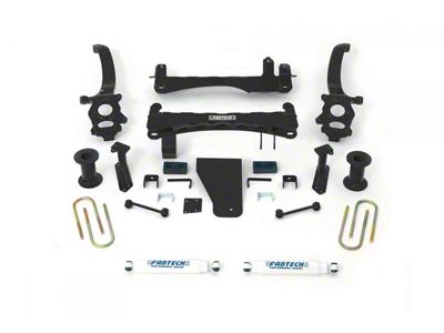 Fabtech 6-Inch Basic Suspension Lift Kit with Performance Shocks (18-21 4WD Titan)