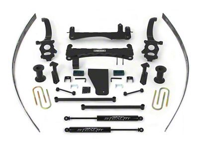 Fabtech 6-Inch Basic Suspension Lift Kit with Stealth Shocks (04-13 Titan)