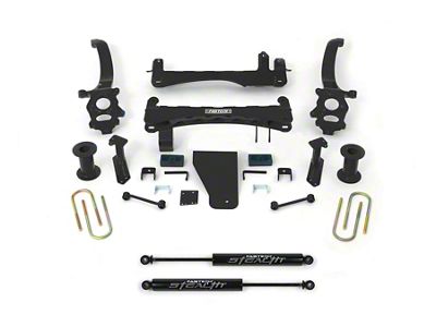 Fabtech 6-Inch Basic Suspension Lift Kit with Stealth Shocks (14-17 4WD Titan, Excluding PRO-4X)