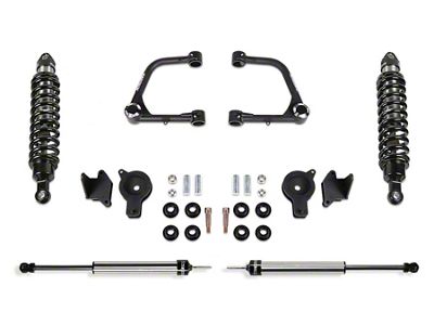 Fabtech 3-Inch Uniball Upper Control Arm Lift Kit with Rear Air Bag Spacers, Dirt Logic 2.5 Coil-Overs and Dirt Logic 2.25 Shocks (22-25 Tundra CrewMax w/ Factory Rear Air Bags & w/o AVS System, Excluding Hybrid)
