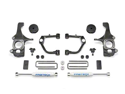 Fabtech 4-Inch Budget Lift System with Performance Shocks (16-21 Tundra, Excluding TRD Pro)