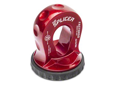 Factor 55 Splicer Shackle Mount; Red