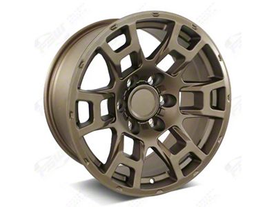 2021 4TR Pro Style Matte Bronze 6-Lug Wheel; 22x9; -10mm Offset (10-24 4Runner)