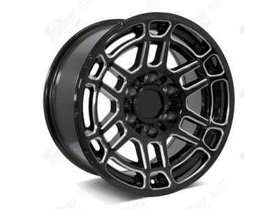 Factory Style Wheels 2022 Flow Forged Tac Pro Style Black Milled 6-Lug Wheel; 22x9; 0mm Offset (22-25 Tundra)