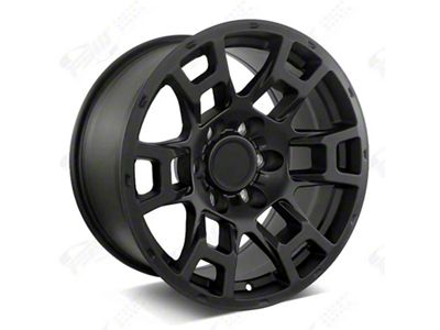 2021 4TR Pro Style Satin Black 6-Lug Wheel; 22x9; 0mm Offset (10-24 4Runner)