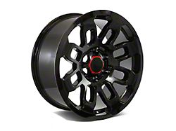 Pro Style Gloss Black 6-Lug Wheel; 20x9; 0mm Offset (10-24 4Runner)
