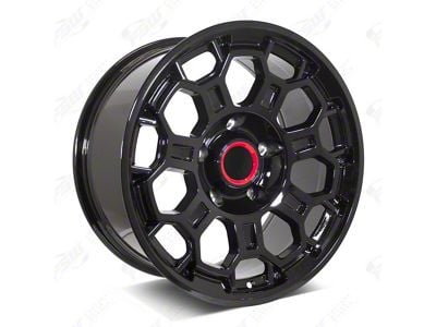 Factory Style Wheels Honeycomb Pro Style Gloss Black 6-Lug Wheel; 18x9; 12mm Offset (22-25 Tundra)