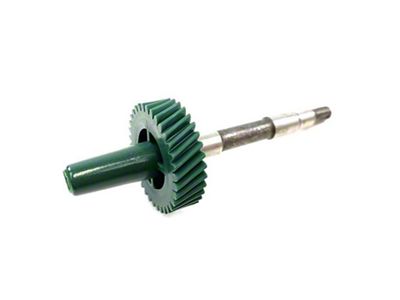 34-Tooth Speedometer Gear; Long Shaft; Green (91-93 Jeep Wrangler YJ)
