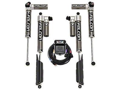 Falcon Shocks SP2 3.5 aDAPT Piggyback Front and Rear Shocks for 3.50 to 4.50-Inch Long Travel Lift (20-25 3.6L Jeep Gladiator JT)