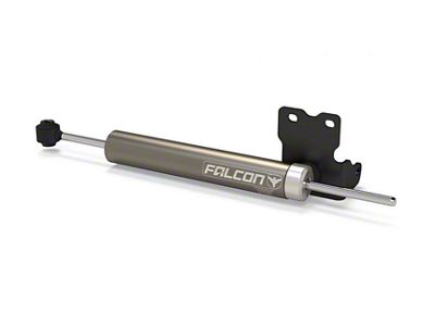 Falcon Shocks Nexus EF 1.1 Steering Stabilizer; Stock Tie Rod (18-25 Jeep Wrangler JL)