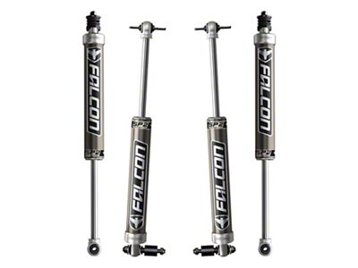 Falcon Shocks SP2 2.1 Monotube Front and Rear Shocks for 3 to 3.50-Inch Lift (07-18 Jeep Wrangler JK 2-Door)