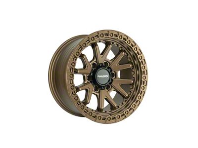 Falcon Wheels TC3 Series Matte Bronze 6-Lug Wheel; 17x9; -10mm Offset (05-15 Tacoma)