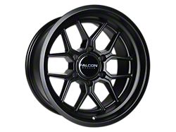 Falcon Wheels TX1 Apollo Series Full Matte Black 6-Lug Wheel; 17x9; -25mm Offset (16-23 Tacoma)