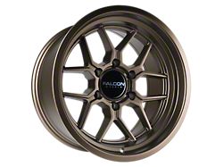 Falcon Wheels TX1 Apollo Series Full Matte Bronze 6-Lug Wheel; 17x9; -25mm Offset (16-23 Tacoma)