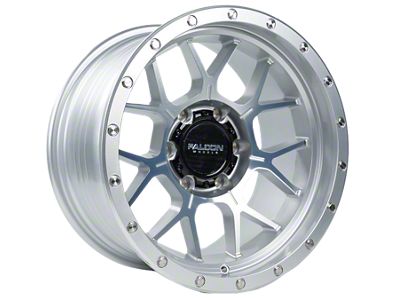 Falcon Wheels TX Titan Series Silver Machined Face 6-Lug Wheel; 17x9; -12mm Offset (24-25 Tacoma)