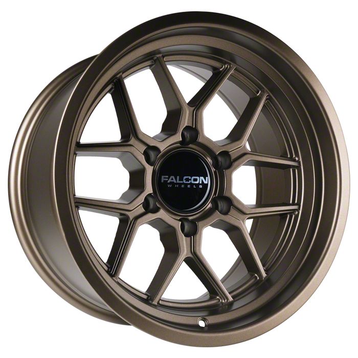 Falcon Wheels Tacoma TX1 Apollo Series Full Matte Bronze 6