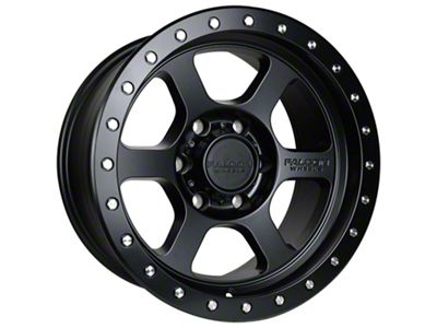Falcon Wheels T1 Series Full Matte Black 6-Lug Wheel; 17x9; 0mm Offset (22-25 Tundra)