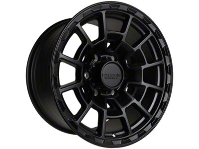Falcon Wheels T4 Spyder Series Full Matte Black 6-Lug Wheel; 17x9; -12mm Offset (22-25 Tundra)