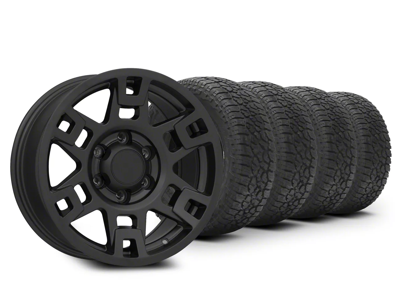 Black Rhino Toyota 4-Runner Shogun Hyper Silver 6-Lug Wheel